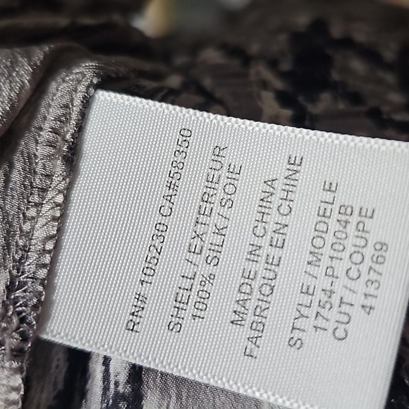 Joie Silk Graphic Print Patterned Pants Size Small - Picture 4 of 5